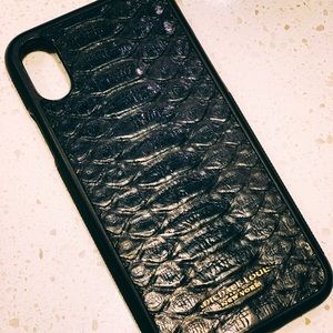 Michael Louis Black Python iPhone X Case